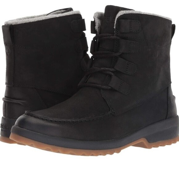 Sperry Maritime Cruz Leather Ankle Boots - Picture 1 of 9